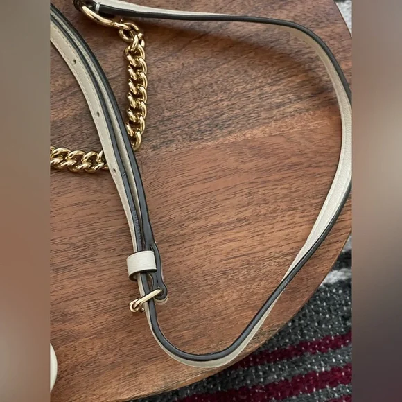 Coach Nora White Leather Cherry Kisslock Frame Crossbody - Picture 14 of 14